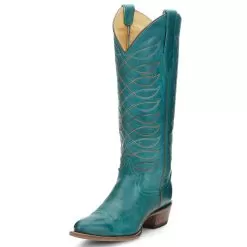 Justin Boots Women's Whitley Vintage Turquoise Justin Cowgirl Boots -Western Cowboy Equipment Shop vn4460 1
